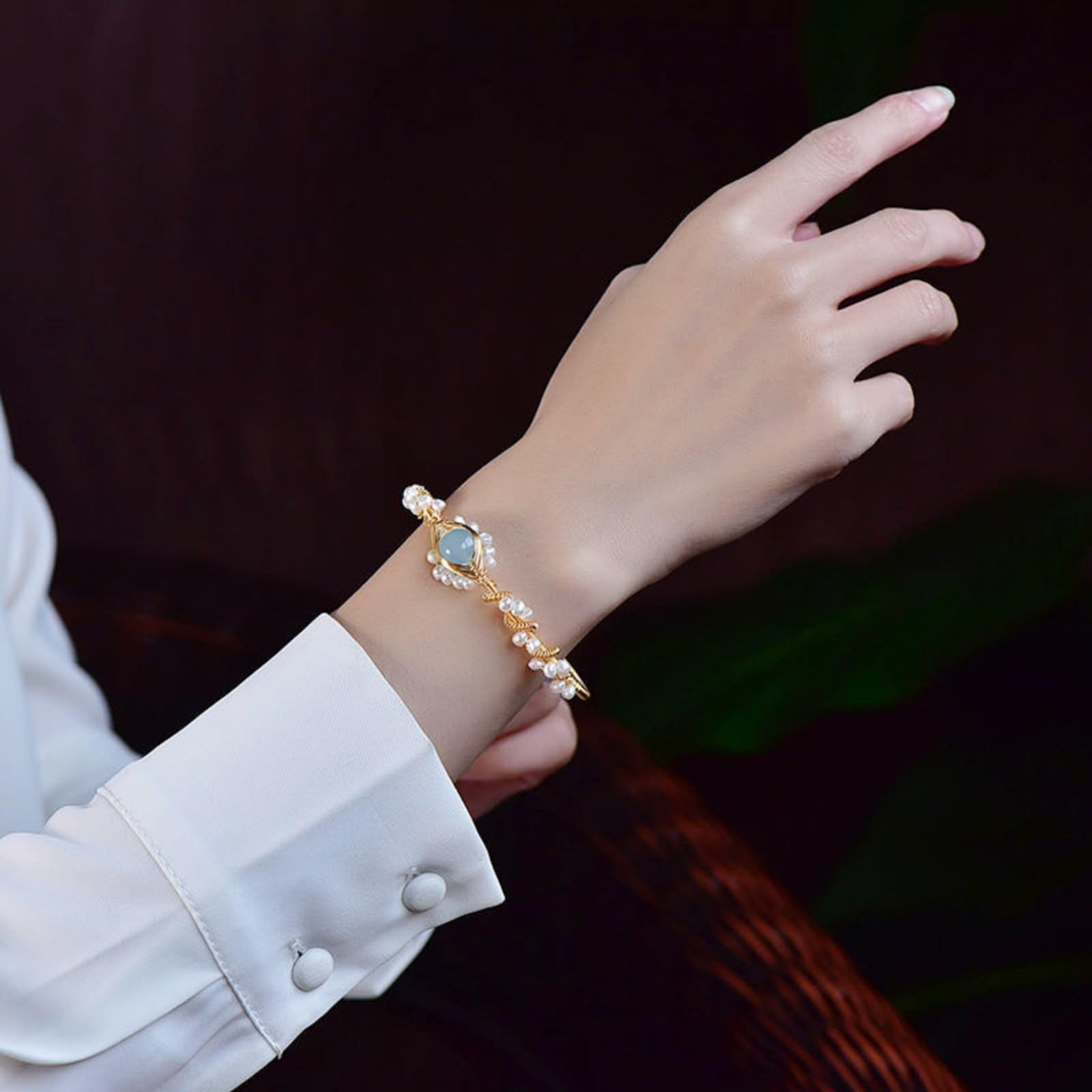 Celeste Bracelet – Bold Elegance, Vintage Edge - LÜORÉ