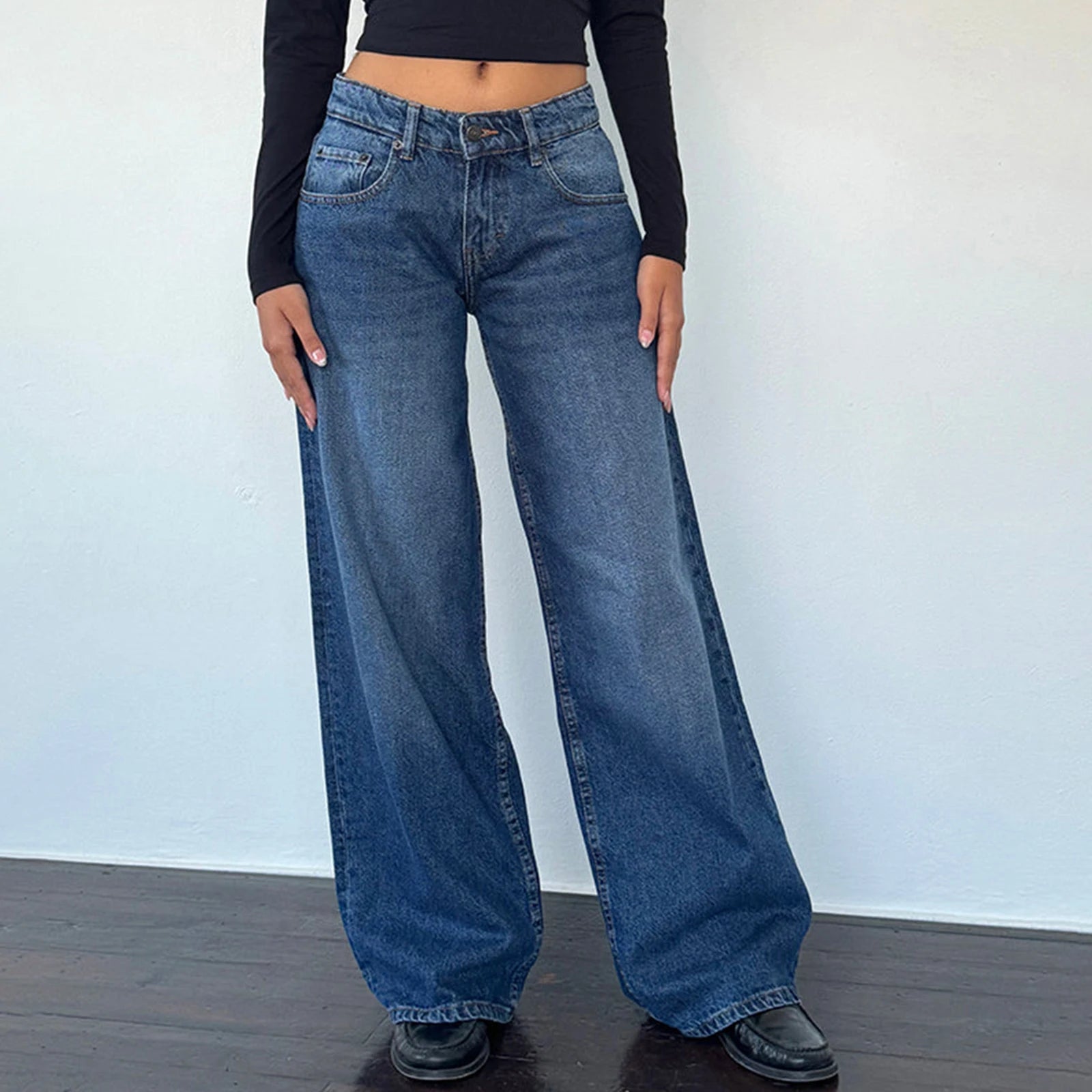 Nova Baggy Jeans – Bold Y2K Street Style - LÜORÉ