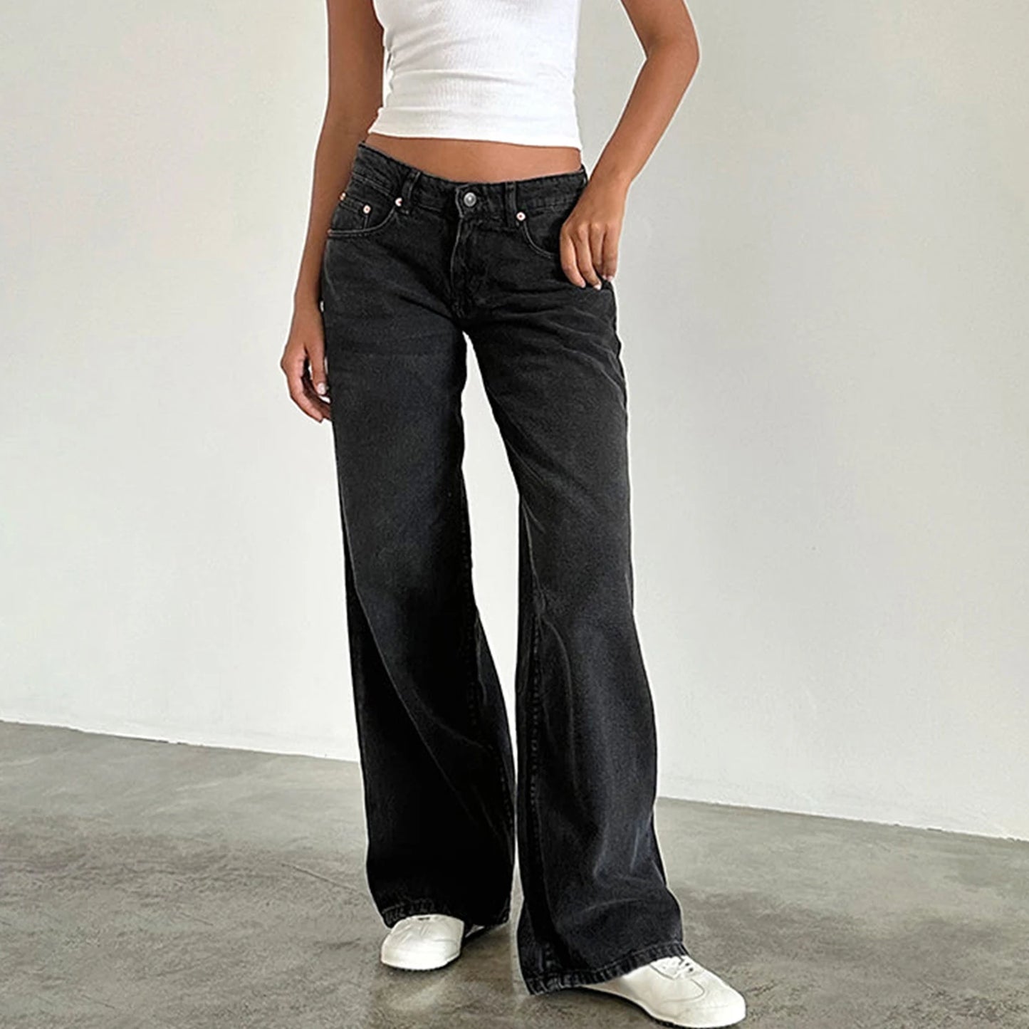 Nova Baggy Jeans – Bold Y2K Street Style - LÜORÉ