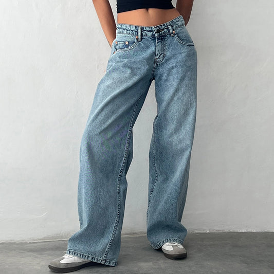 Nova Baggy Jeans – Bold Y2K Street Style - LÜORÉ