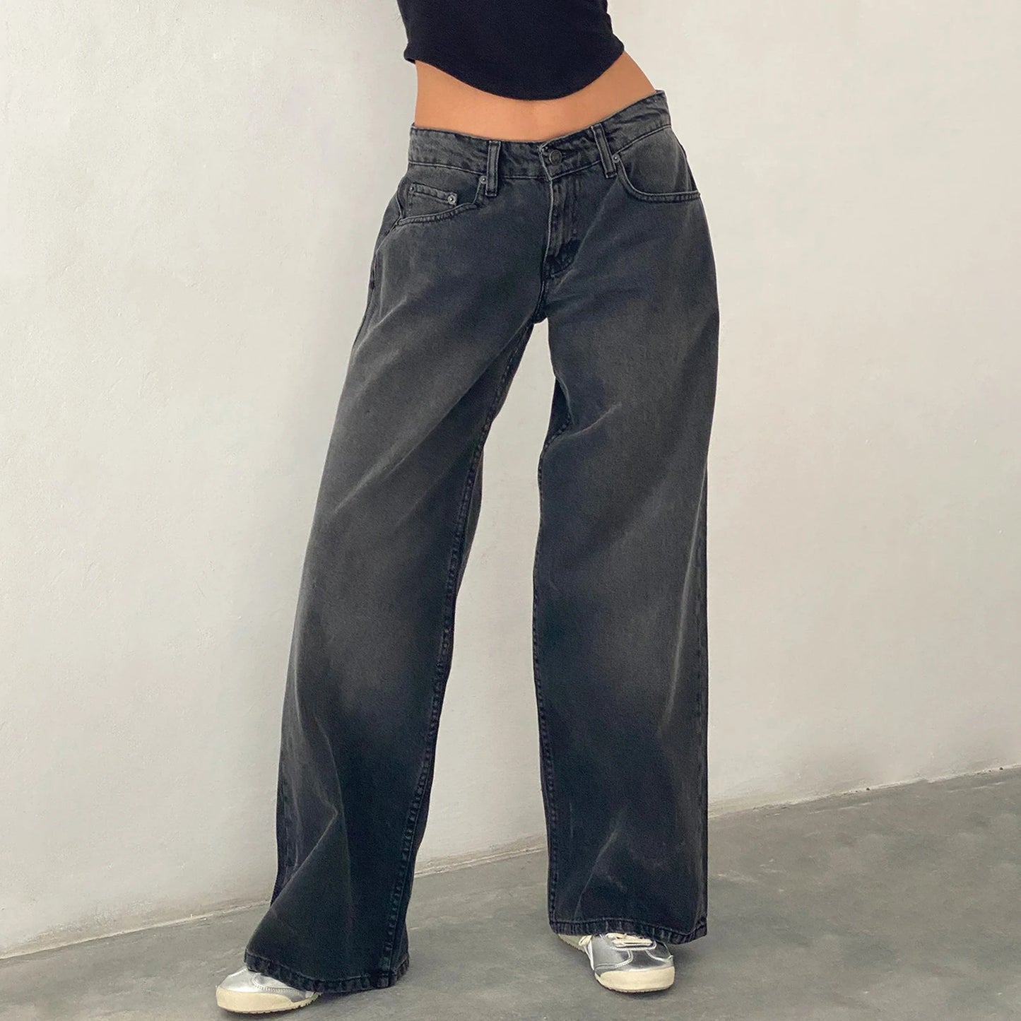 Nova Baggy Jeans – Bold Y2K Street Style - LÜORÉ